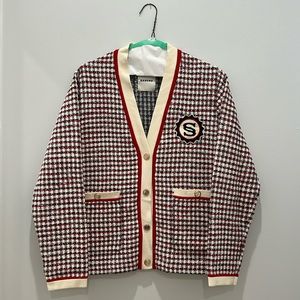 Sandro XS Fancy Knit “Coatigan”